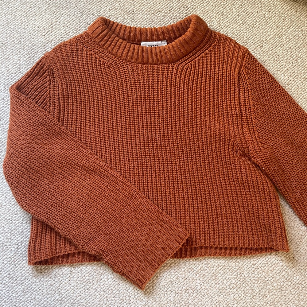 Orange Sweater from Urban Outfitters